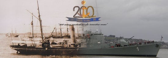 Celebrating the 200th anniversary of the founding of the Uruguayan Navy